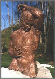 Mortality sculpture by Bill Hopen