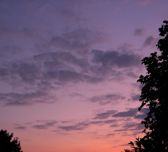 another September sunset, West Virginia