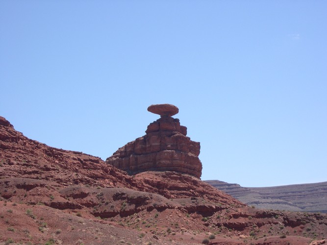 Mexican Hat formation – Monument Valley