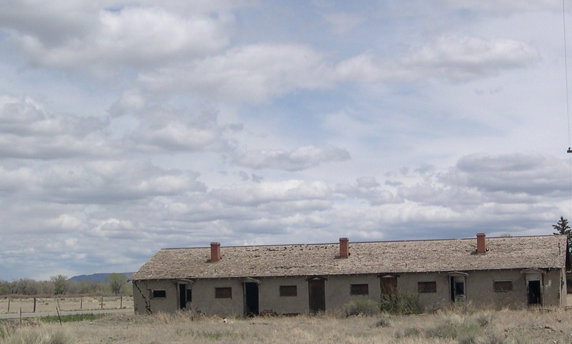 abandoned housing in Antonito, CO