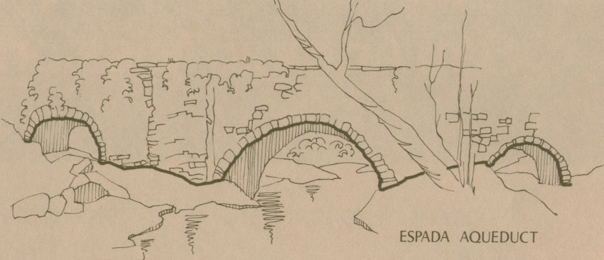 Espada Aqueduct built in 1731