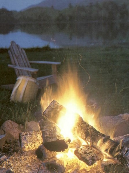 Adirondack campfire
