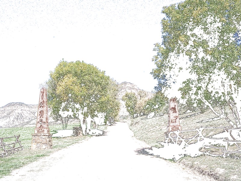entrance to Kessler Ranch, DeBeque, CO