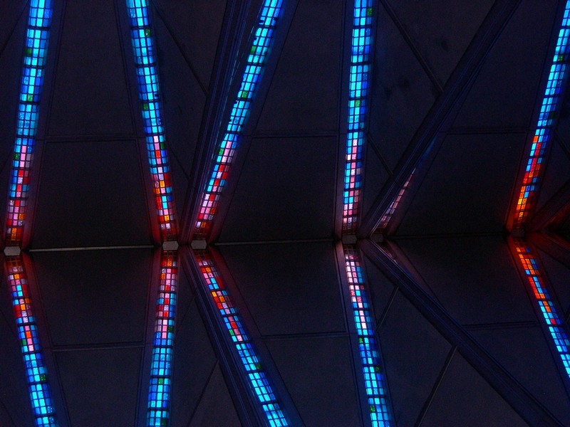 Air Force academy chapel ceiling