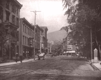 old photo of Jim Thorpe, PA